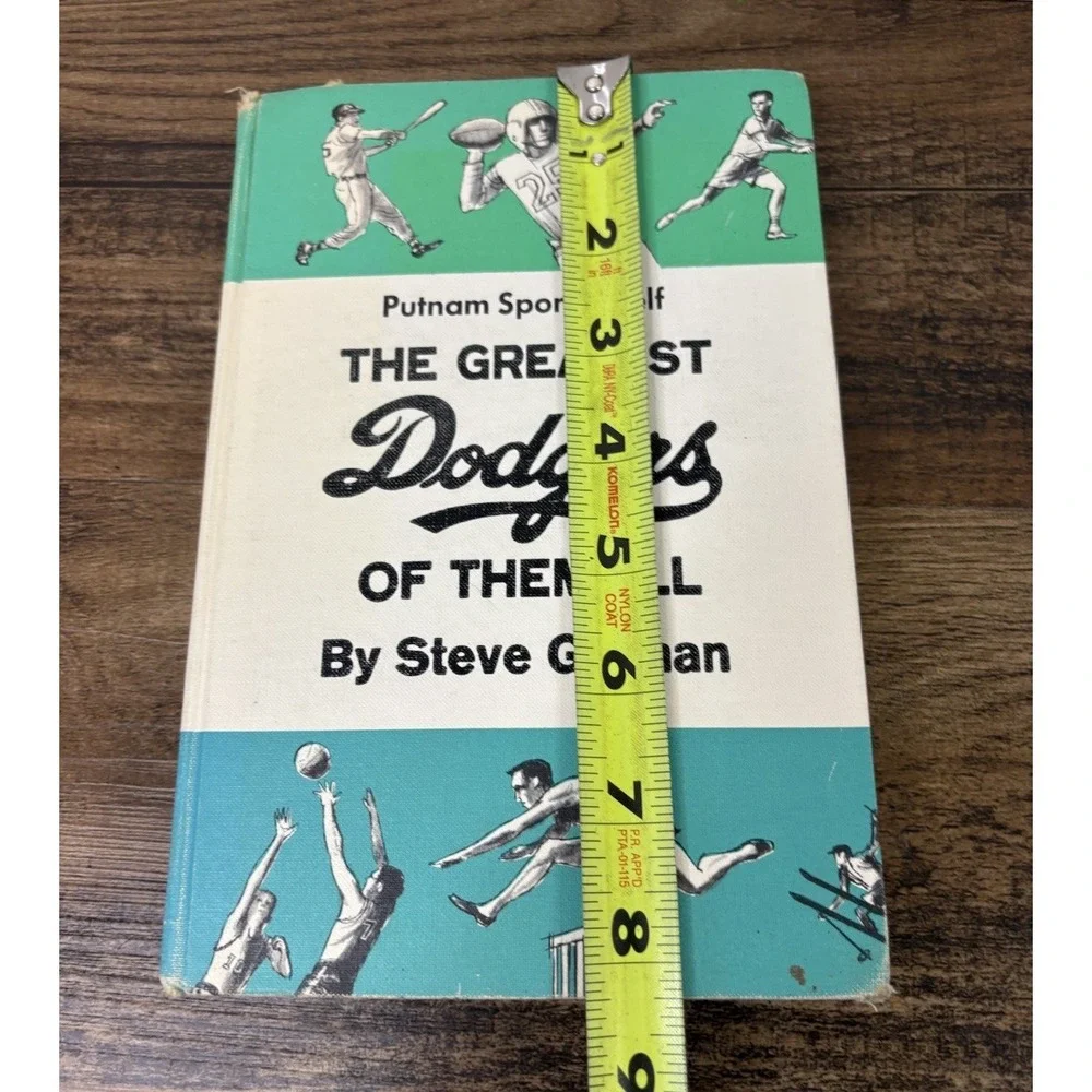 The Greatest Dodgers Of Them All Hardcover Book Steve Gelman 1968 Putnam